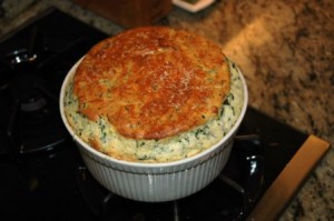 Baked Spinach Souffle
